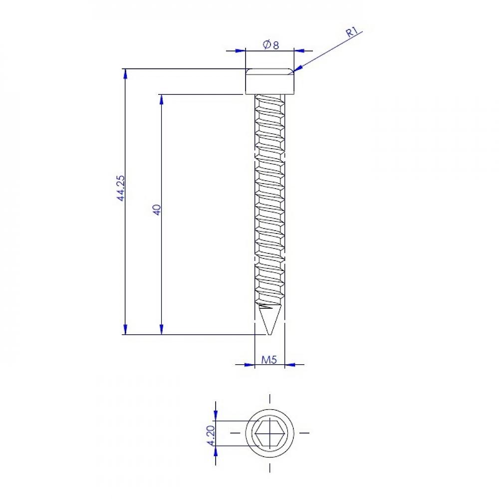 KSR-M5x40-400