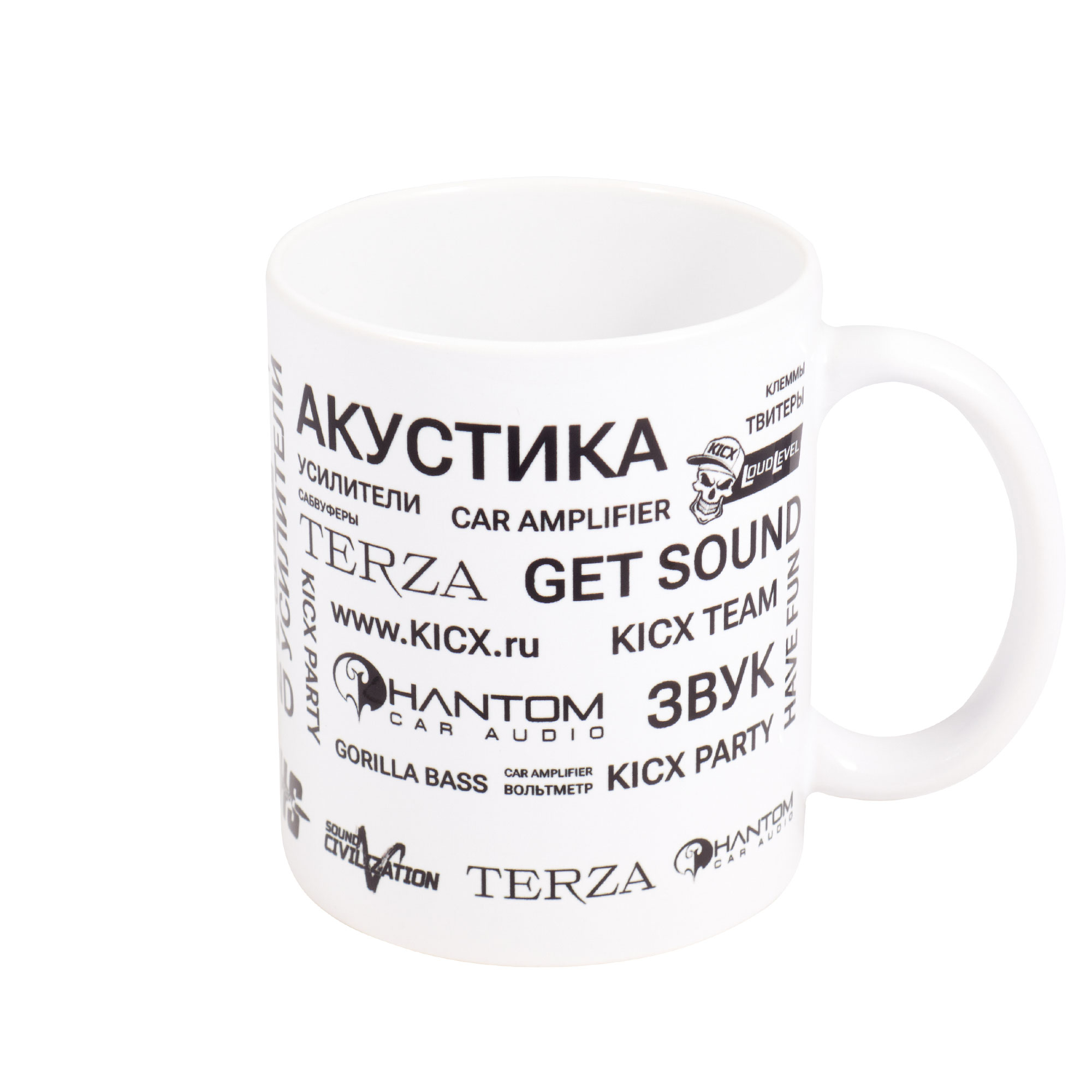 Кружка KICX белая