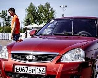 LADA Priora Red Kicx Sound Team