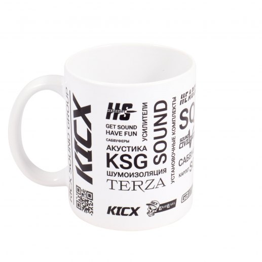 Кружка KICX белая